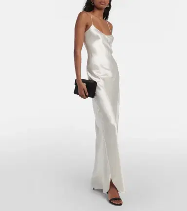 Nili Lotan Cami silk satin maxi dress | Thumbnail 2