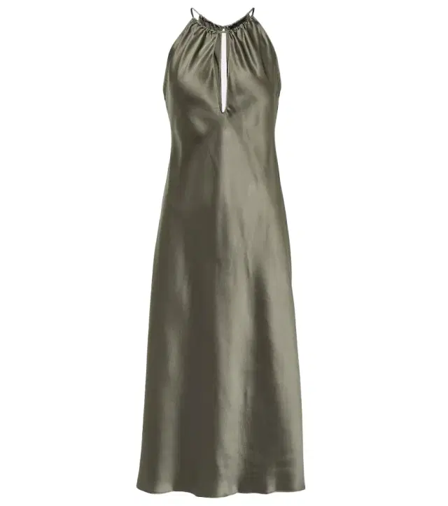 Nili Lotan Eglantine halterneck silk midi dress