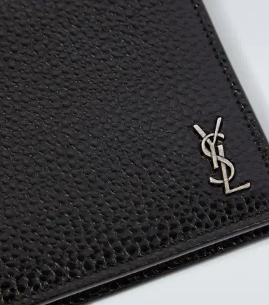 Saint Laurent Tiny Cassandre East/West leather wallet | Thumbnail 2 Saint Laurent Tiny Cassandre East/West leather wallet | Thumbnail 2