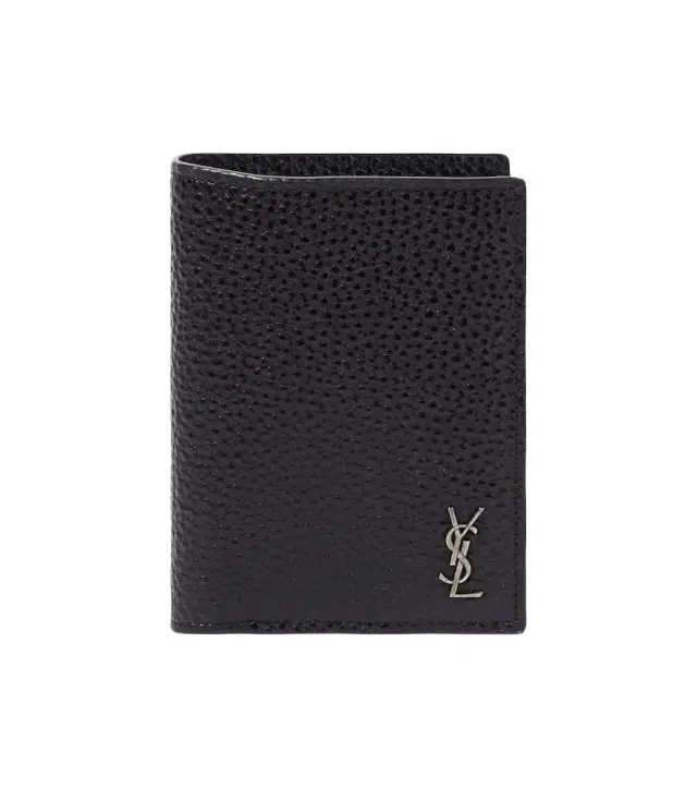 Saint Laurent Tiny Cassandre leather wallet