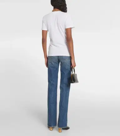 Nili Lotan Mariela cotton jersey T-shirt | Thumbnail 2 Nili Lotan Mariela cotton jersey T-shirt | Thumbnail 2