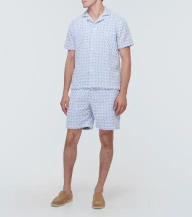 Orlebar Brown Howell cotton terry bowling shirt | Thumbnail 2