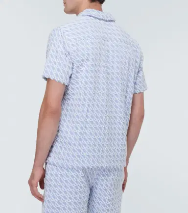 Orlebar Brown Howell cotton terry bowling shirt | Thumbnail 5