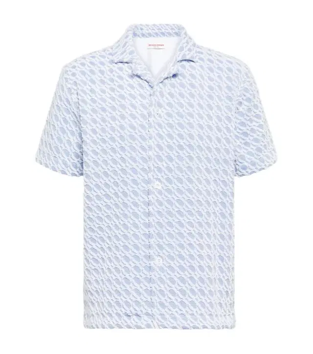 Orlebar Brown Howell cotton terry bowling shirt