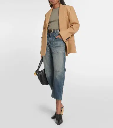 Nili Lotan Shon high-rise barrel-leg jeans | Thumbnail 6