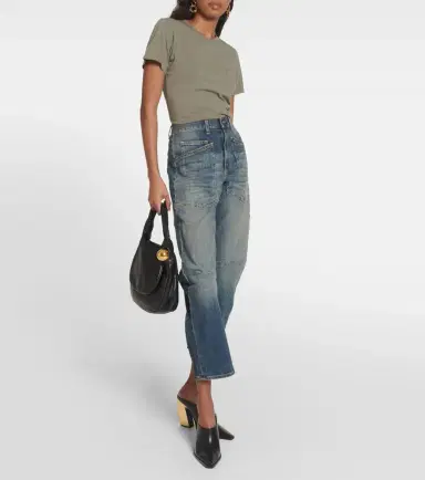 Nili Lotan Shon high-rise barrel-leg jeans | Thumbnail 7