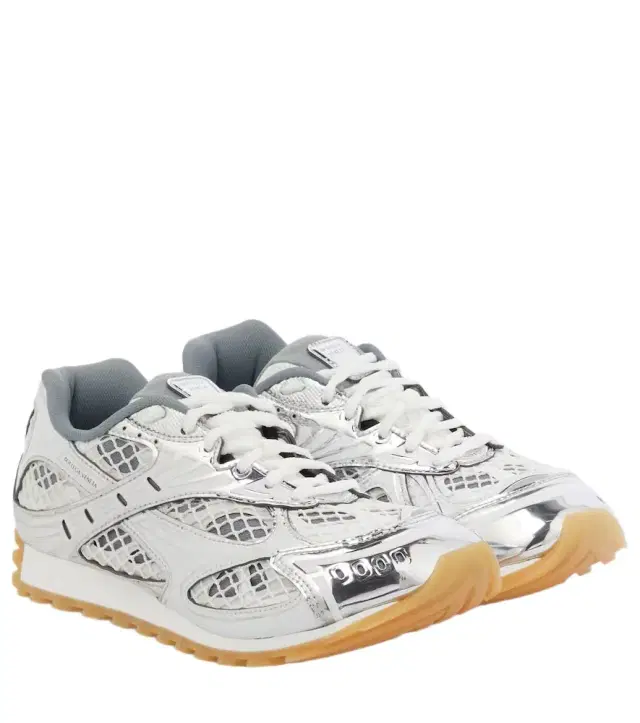 Bottega Veneta Orbit metallic sneakers