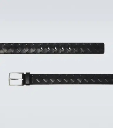 Bottega Veneta Intrecciato leather belt | Thumbnail 2