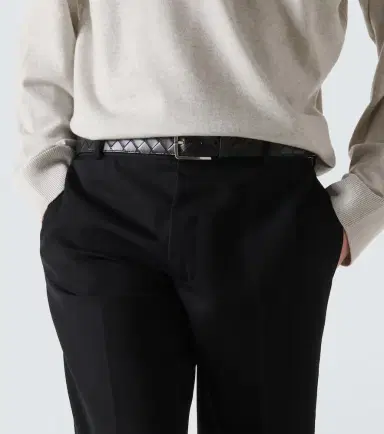 Bottega Veneta Intrecciato leather belt | Thumbnail 3