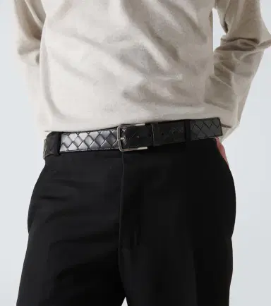 Bottega Veneta Intrecciato leather belt | Thumbnail 4