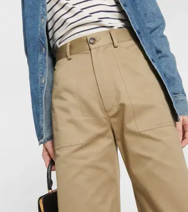 Nili Lotan Quentin high-rise cotton flared pants | Thumbnail 2 Nili Lotan Quentin high-rise cotton flared pants | Thumbnail 2