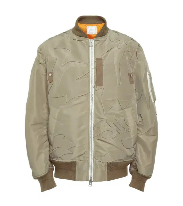Sacai Embroidered twill bomber jacket