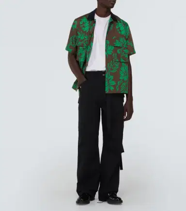 Sacai Floral bowling shirt | Thumbnail 4