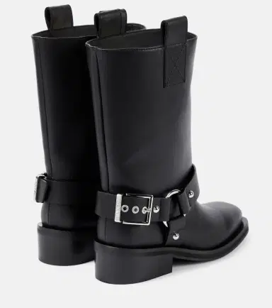 Ganni Faux leather biker boots | Thumbnail 4