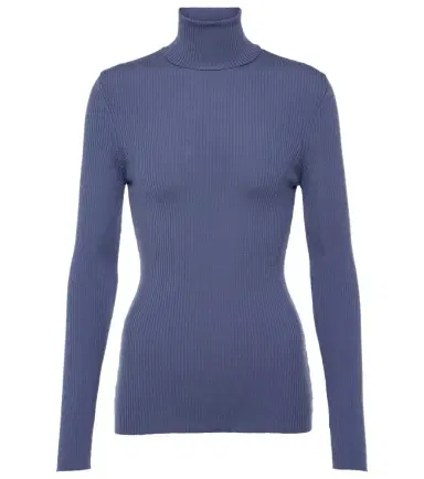 Wolford Ribbed-knit virgin wool turtleneck top | Thumbnail 1