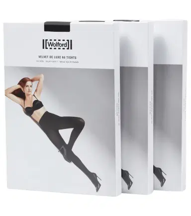 Wolford Velvet De Luxe 66 set of 3 tights | Thumbnail 1