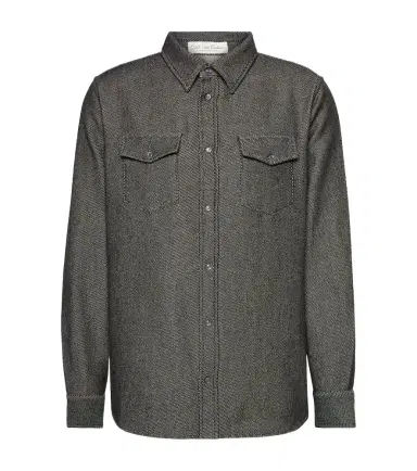 God’s True Cashmere Cashmere and cotton twill shirt | Thumbnail 1