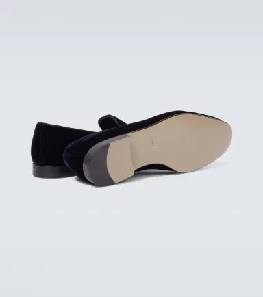Manolo Blahnik Mario velvet loafers | Thumbnail 3 Manolo Blahnik Mario velvet loafers | Thumbnail 3