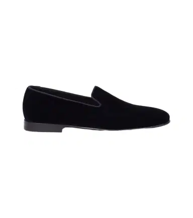 Manolo Blahnik Mario velvet loafers | Thumbnail 1 Manolo Blahnik Mario velvet loafers | Thumbnail 1