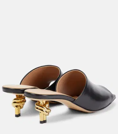 Bottega Veneta Knot 45 leather mules | Thumbnail 2