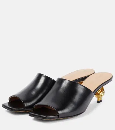 Bottega Veneta Knot 45 leather mules | Thumbnail 3