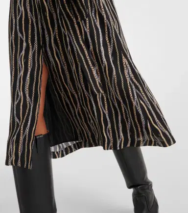 Chloe Chloé Printed silk sablé shirt dress | Thumbnail 3