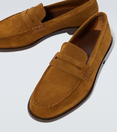 Manolo Blahnik Perry suede penny loafers | Thumbnail 2 Manolo Blahnik Perry suede penny loafers | Thumbnail 2