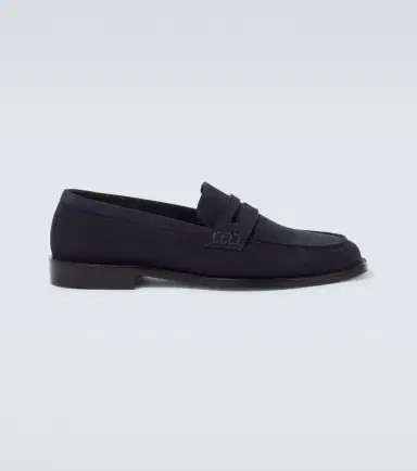 Manolo Blahnik Perry suede penny loafers | Thumbnail 6