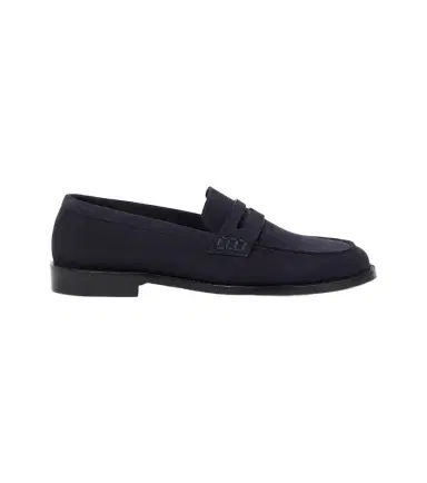 Manolo Blahnik Perry suede penny loafers | Thumbnail 1