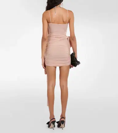BLUMARINE Ruched jersey minidress | Thumbnail 5