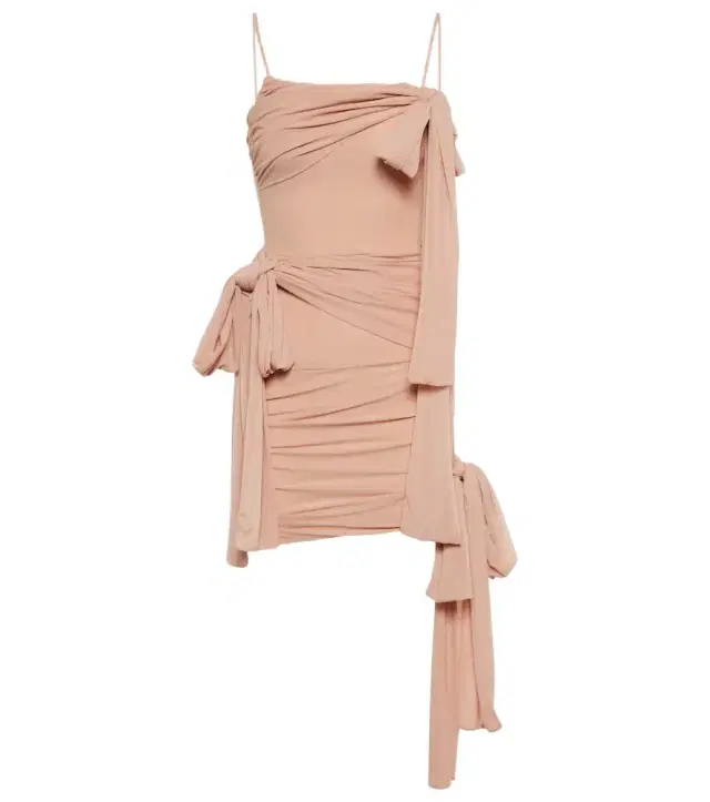 BLUMARINE Ruched jersey minidress