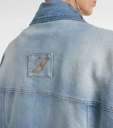 BLUMARINE Denim bomber jacket | Thumbnail 5