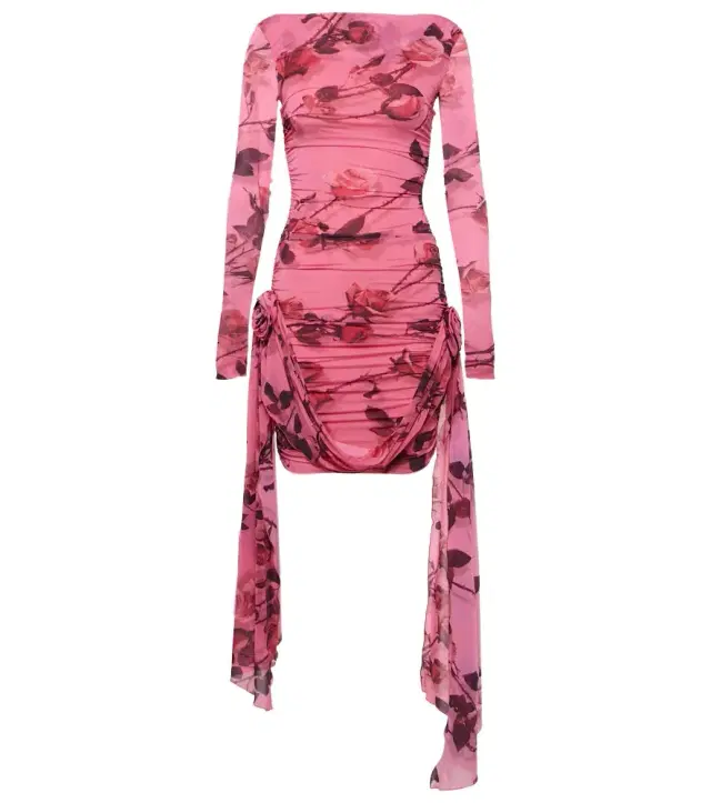 Blumarine Printed jersey minidress