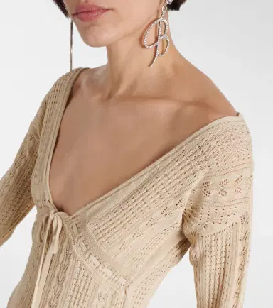 BLUMARINE Crochet maxi dress | Thumbnail 4