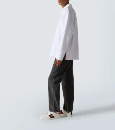 Gucci Ace Web Stripe leather sneakers | Thumbnail 7 Gucci Ace Web Stripe leather sneakers | Thumbnail 7