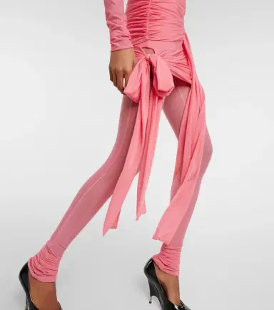BLUMARINE Ruched jersey mini skirt | Thumbnail 3