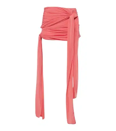 BLUMARINE Ruched jersey mini skirt | Thumbnail 1