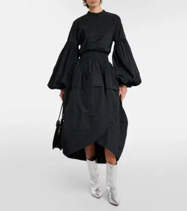 Jil Sander Metallic leather ankle boots | Thumbnail 3