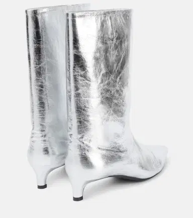 Jil Sander Metallic leather ankle boots | Thumbnail 5