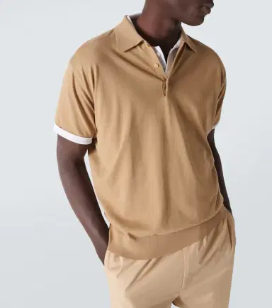 Auralee Cotton polo shirt | Thumbnail 4 Auralee Cotton polo shirt | Thumbnail 4