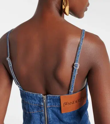 JW Anderson Asymmetric denim midi dress | Thumbnail 4