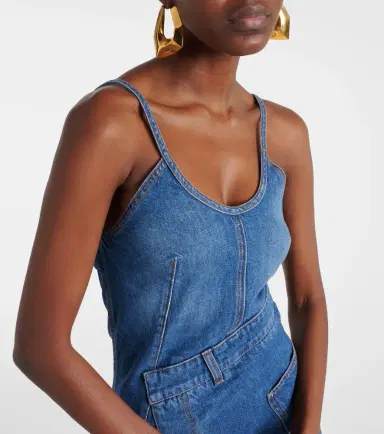 JW Anderson Asymmetric denim midi dress | Thumbnail 5