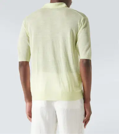 Auralee Wool and silk polo sweater | Thumbnail 4 Auralee Wool and silk polo sweater | Thumbnail 4
