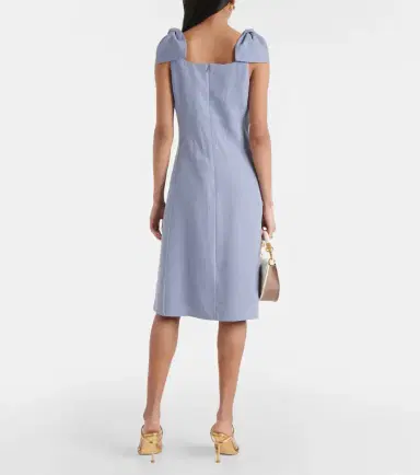 Chloe Chloé Linen midi dress | Thumbnail 2