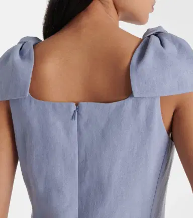 Chloe Chloé Linen midi dress | Thumbnail 4