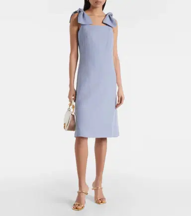 Chloe Chloé Linen midi dress | Thumbnail 5