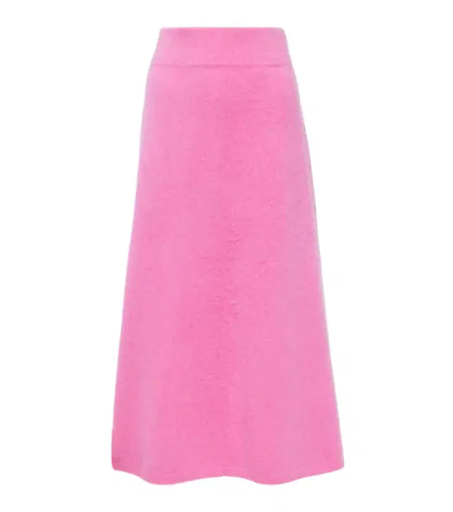 Lisa Yang Asta high-rise cashmere midi skirt