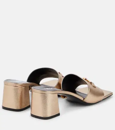 Versace Medusa '95 metallic leather mules | Thumbnail 2
