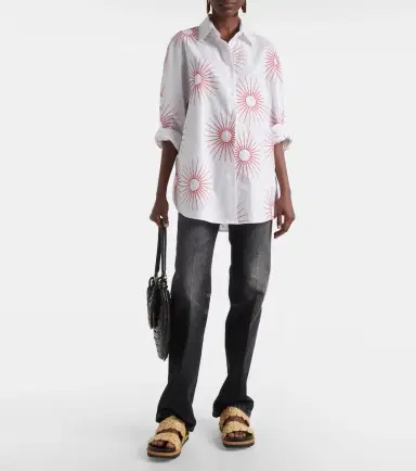 Dries Van Noten Woven and raffia and leather slides | Thumbnail 2