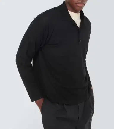 The Row Djon wool polo sweater | Thumbnail 2